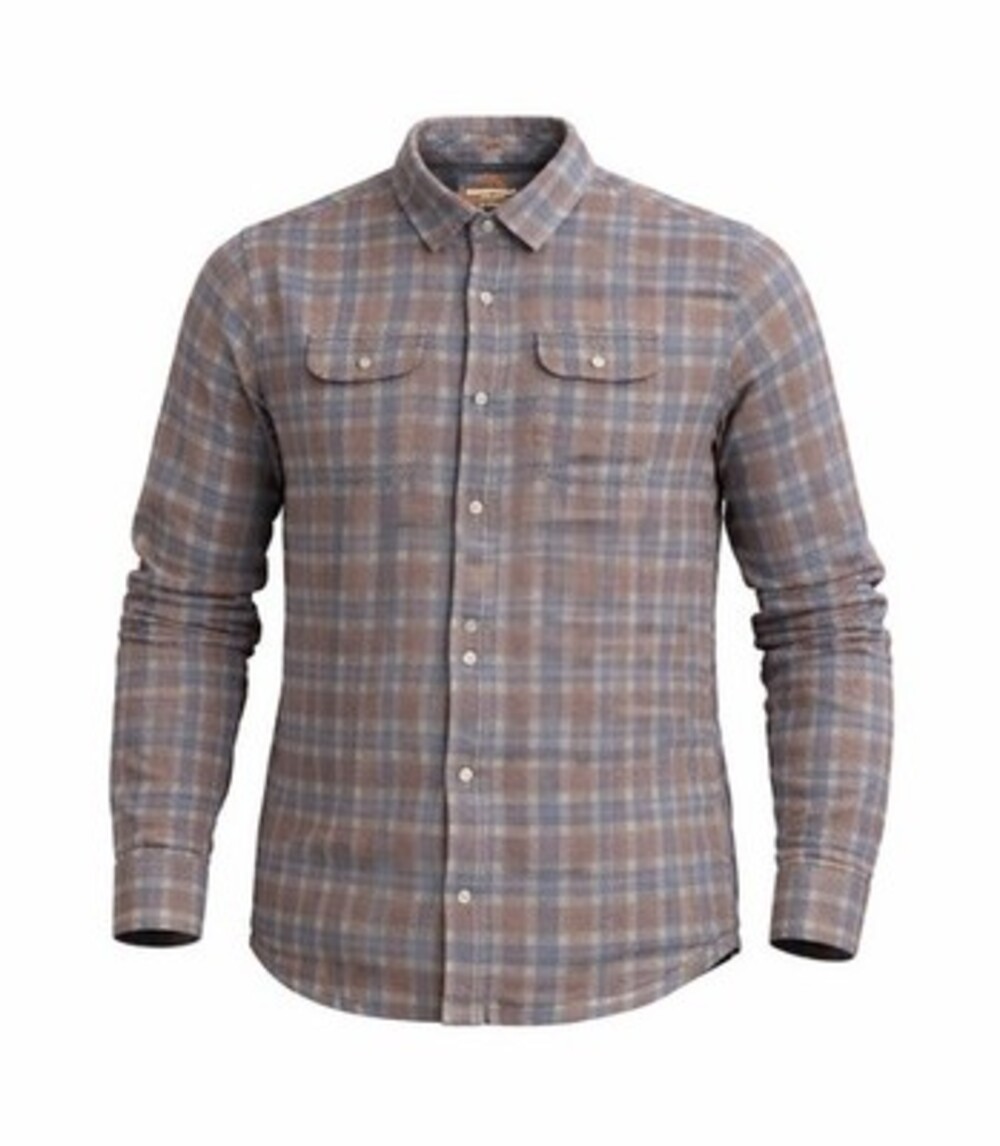 Johnston & Murphy Men’s Flannel Lined Snap Work Shirt Red/Blue Plaid Sz Medium